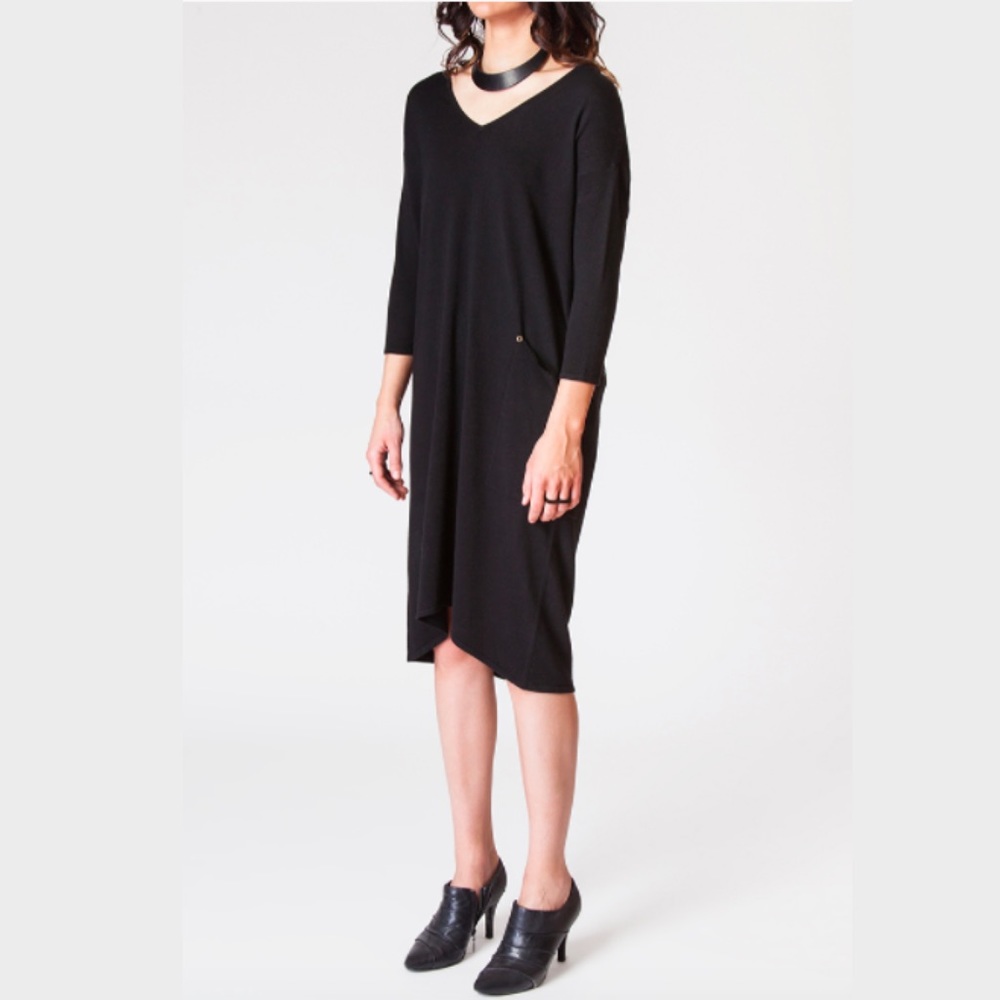 LIKE NEW Slouchy "Raven" Sweater Dress